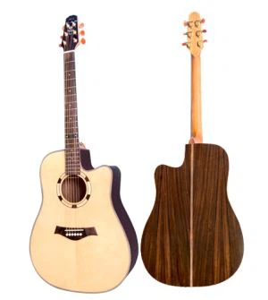 41 इंच स्प्रूस ध्वनिक गिटार