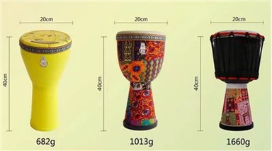 8" ट्यूनिंग-मुक्त पेशेवर अफ्रीकी टिमपनी